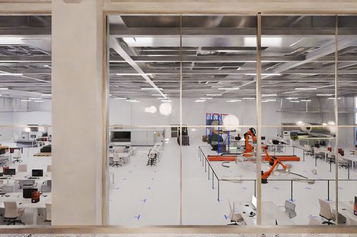 Rendering of warehouse redevelopment proposal in Stuttgart