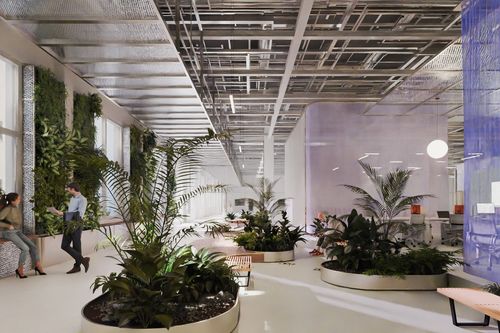 Rendering of warehouse redevelopment proposal in Stuttgart