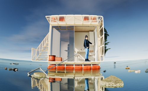 Rendering of warehouse redevelopment proposal in Stuttgart