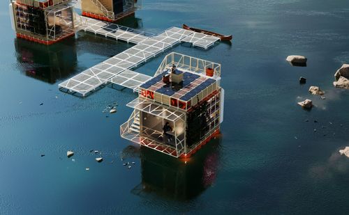 Rendering of warehouse redevelopment proposal in Stuttgart