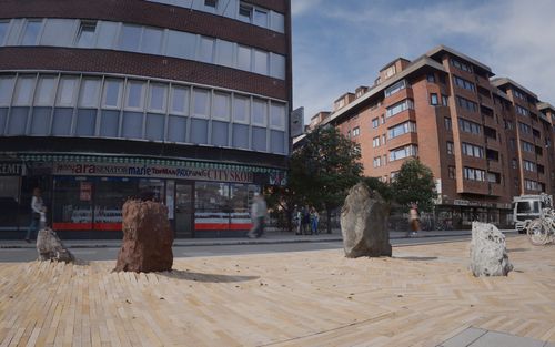 Rendering of warehouse redevelopment proposal in Stuttgart